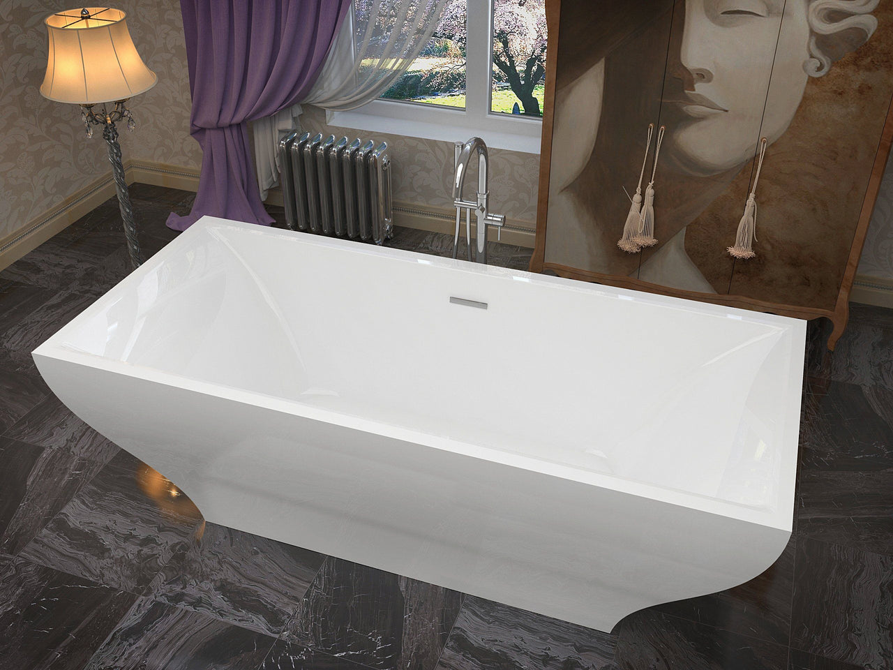ANZZI Vision FT-AZ010 FreeStanding Bathtub FreeStanding Bathtub ANZZI 
