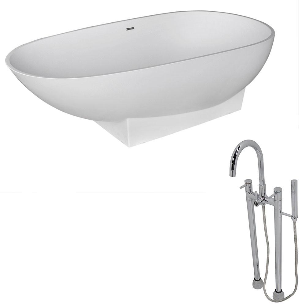 ANZZI Volo FT506-0027 FreeStanding Bathtub FreeStanding Bathtub ANZZI 