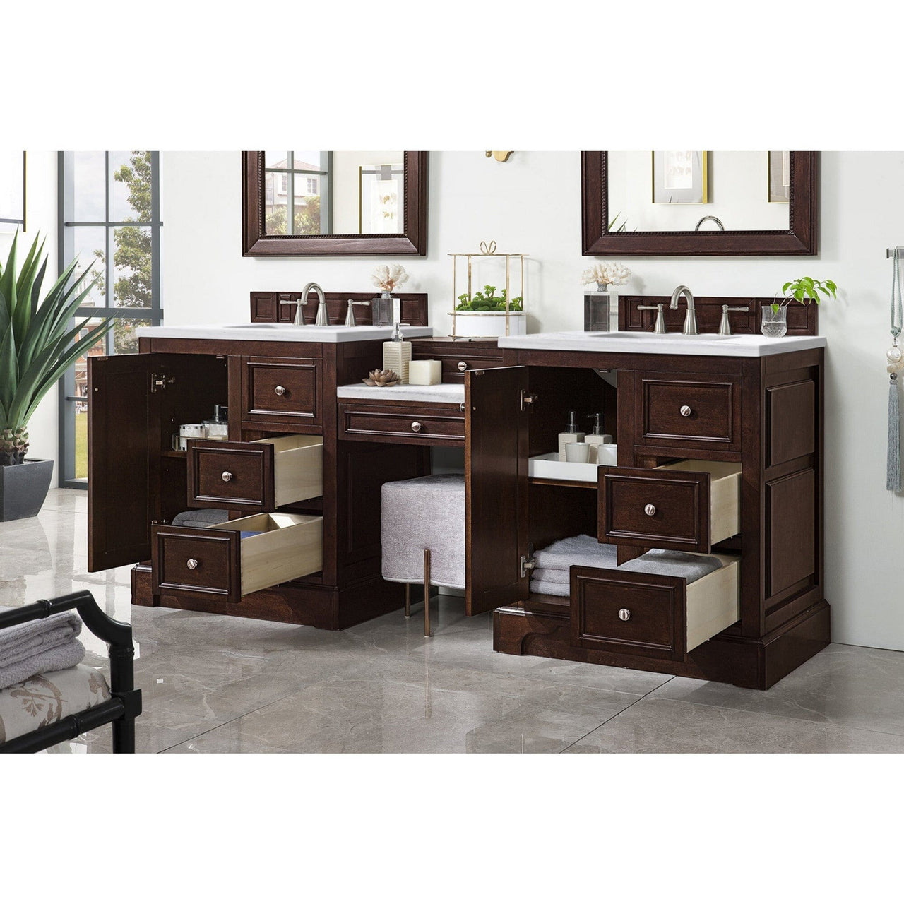 James Martin De Soto 82" Double Vanity Set Vanity James Martin 