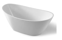 Thumbnail for ANZZI Cross Series 5.58 ft. Freestanding Bathtub in White FreeStanding Bathtub ANZZI 