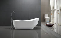 Thumbnail for ANZZI Talyah Series 5.92 ft. Freestanding Bathtub in White FreeStanding Bathtub ANZZI 