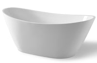 Thumbnail for ANZZI Cross Series 5.58 ft. Freestanding Bathtub in White FreeStanding Bathtub ANZZI 
