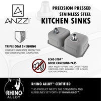 Thumbnail for ANZZI MOORE Series KAZ3218-032B Kitchen Sink Kitchen Sink ANZZI 