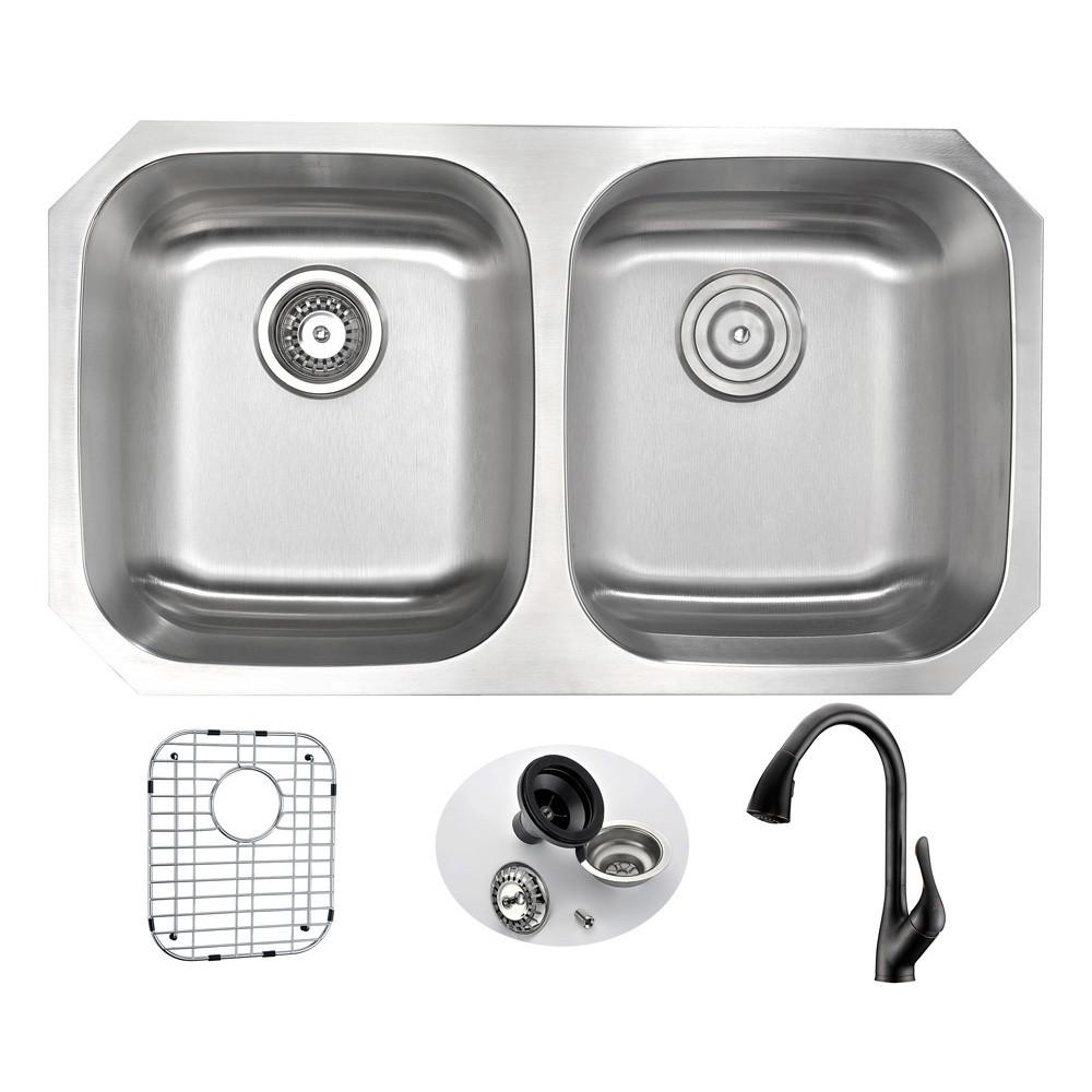 ANZZI MOORE Series KAZ3218-031O Kitchen Sink Kitchen Sink ANZZI 
